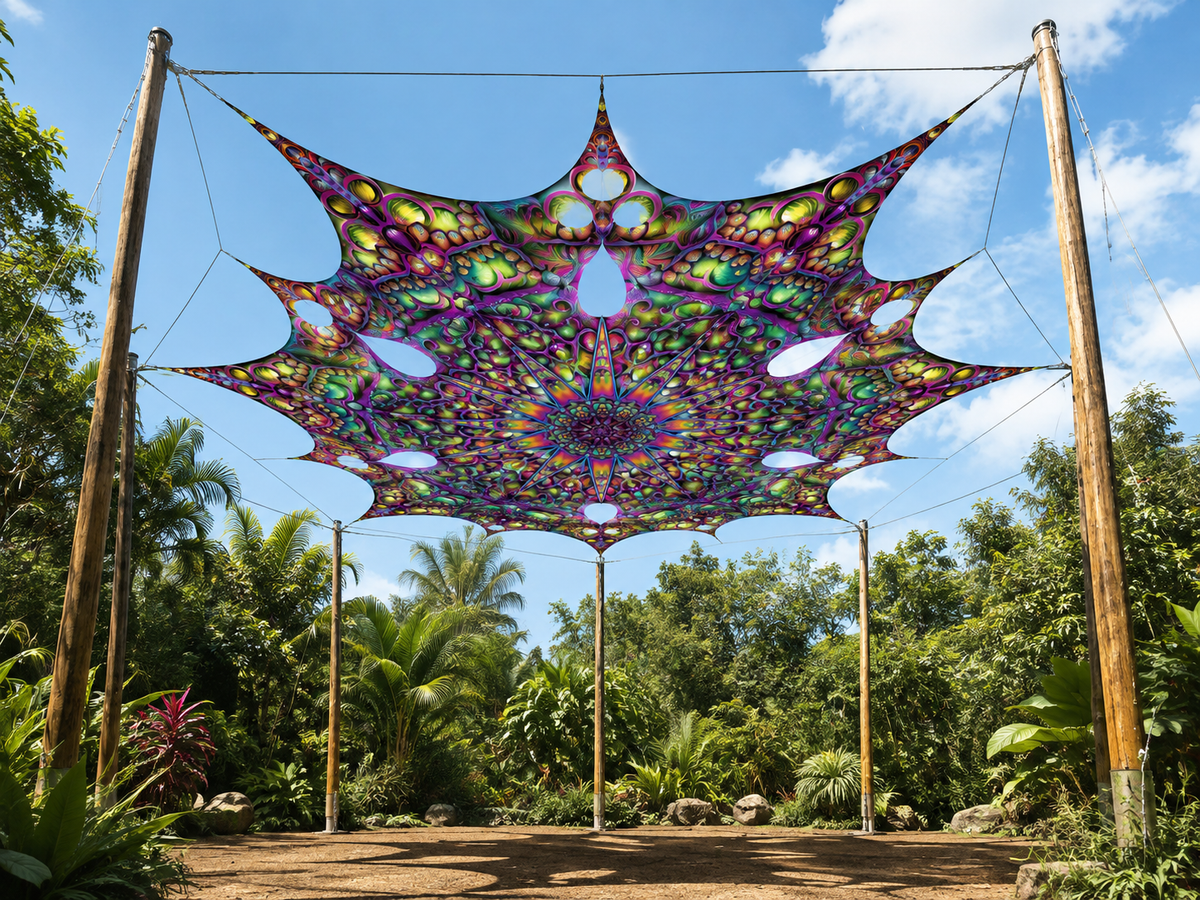 Malachite Bloom | Mandala Shade Canopy