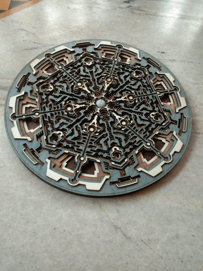 Altering Time | Sacred Geometry Wooden Wall Art