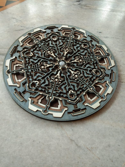 Altering Time | Sacred Geometry Wooden Wall Art