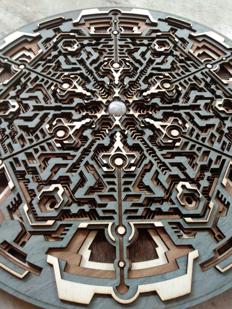 Altering Time | Sacred Geometry Wooden Wall Art