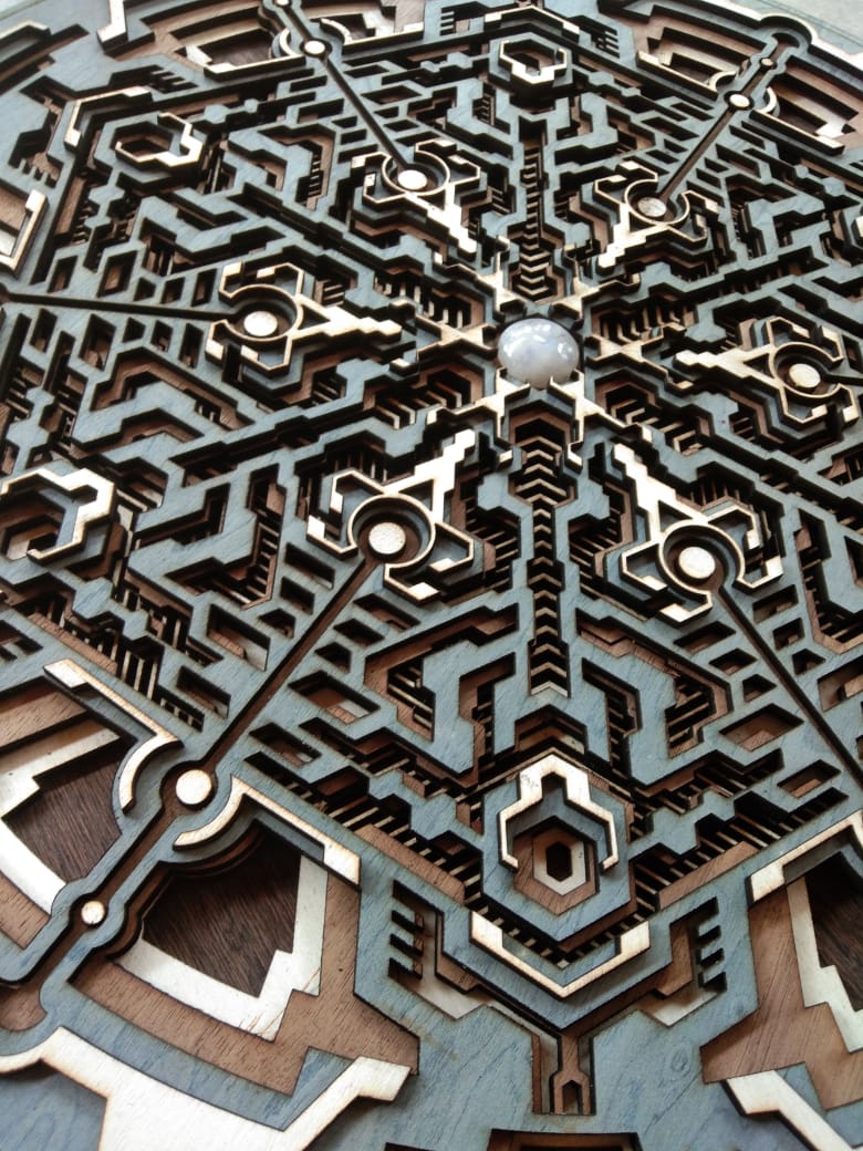 Altering Time | Sacred Geometry Wooden Wall Art