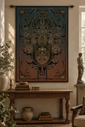 Mystic Guardian | Ornate Abstract Wall Tapestry