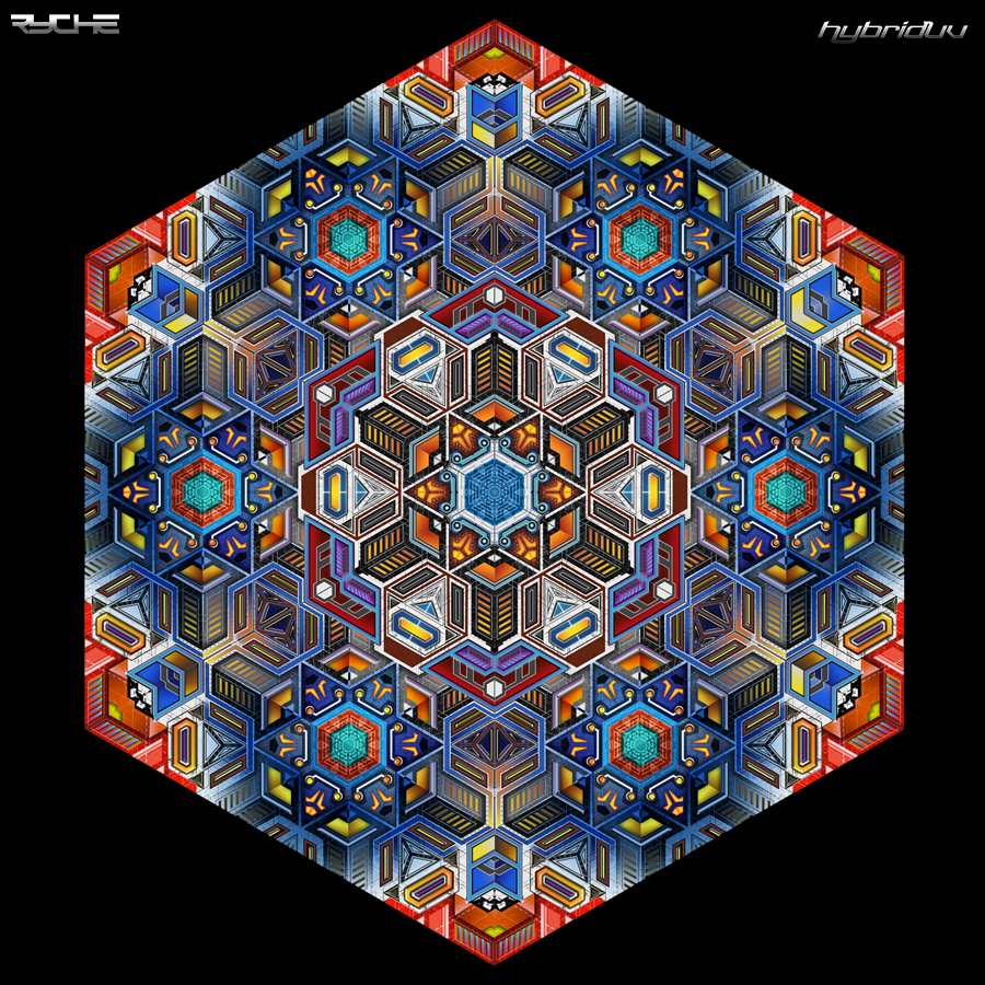 Hexaflux | Geometric Sacred Art