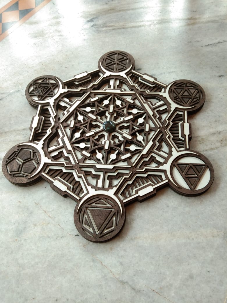 Metatron | Sacred Geometry Wooden Wall Art