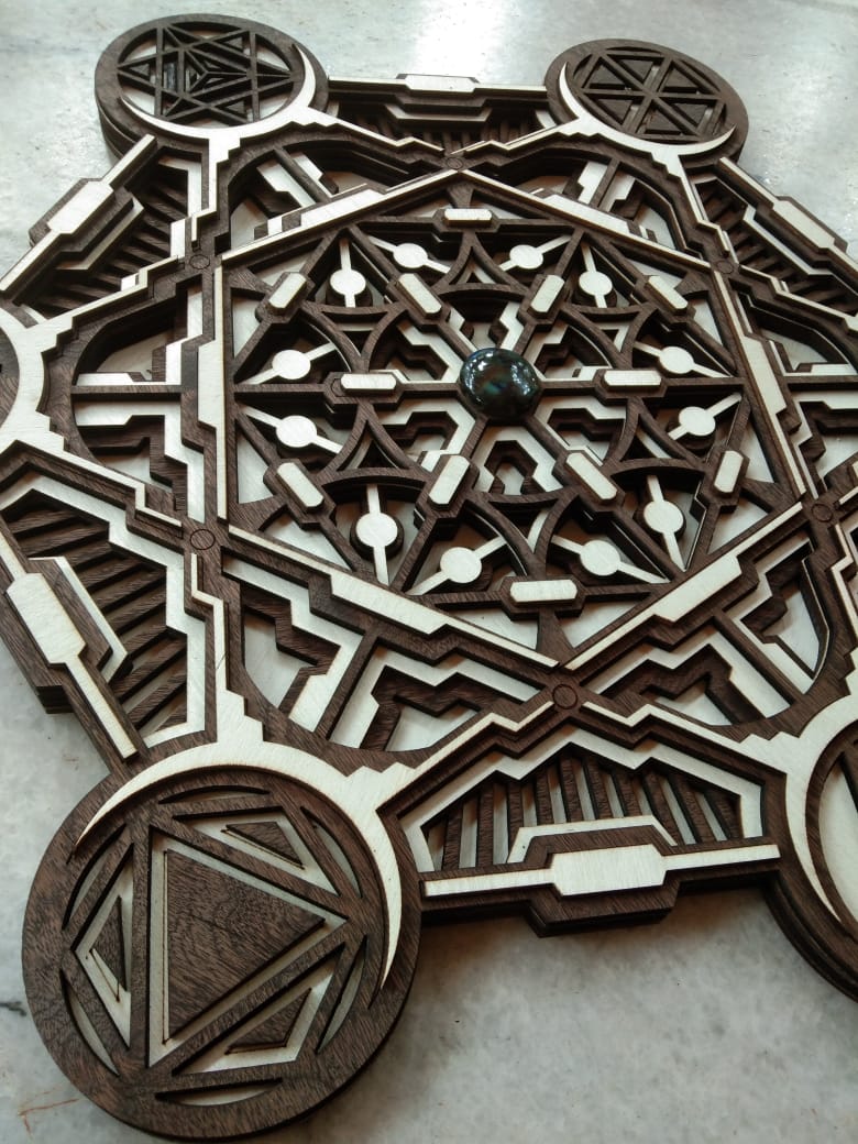 Metatron | Sacred Geometry Wooden Wall Art