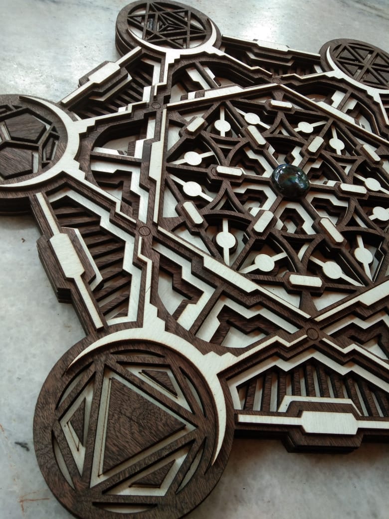 Metatron | Sacred Geometry Wooden Wall Art