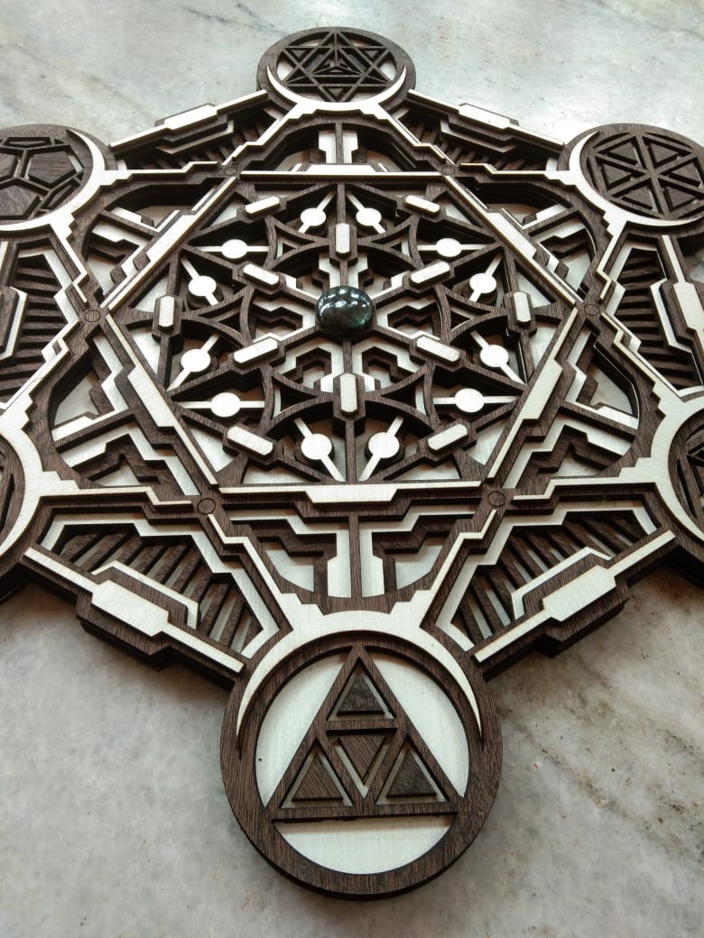 Metatron | Sacred Geometry Wooden Wall Art