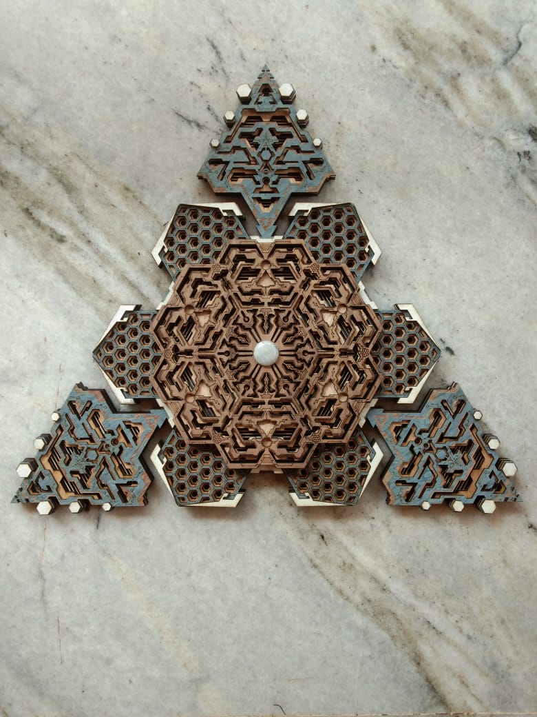 Multi Dimensional | Geometric Wooden Wall Art