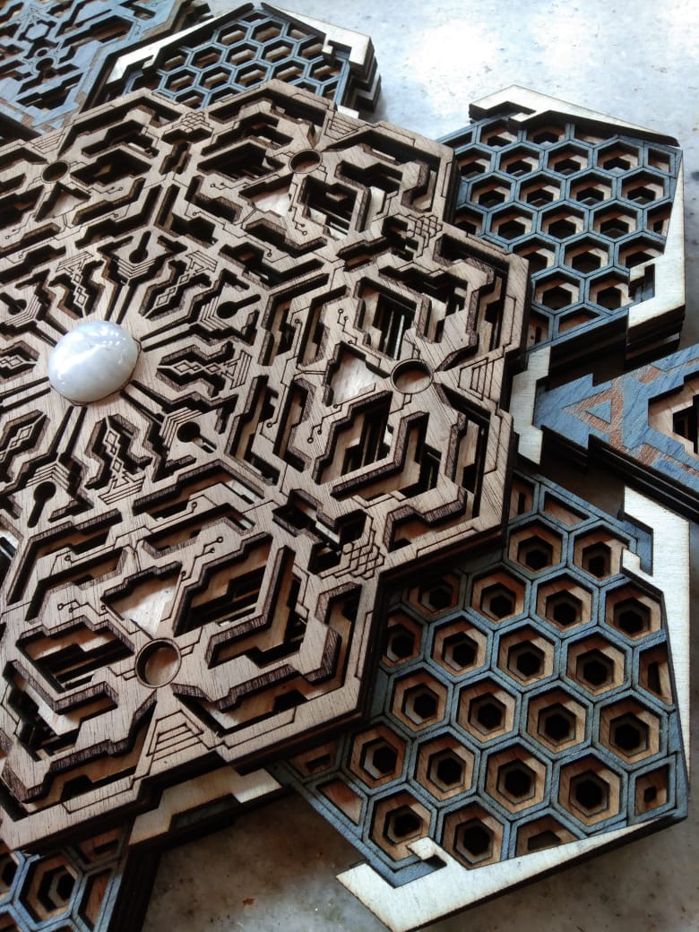 Multi Dimensional | Geometric Wooden Wall Art
