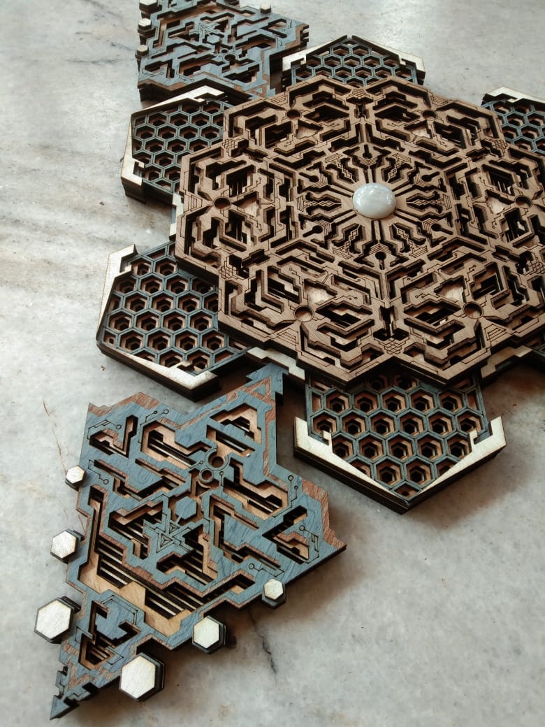 Multi Dimensional | Geometric Wooden Wall Art