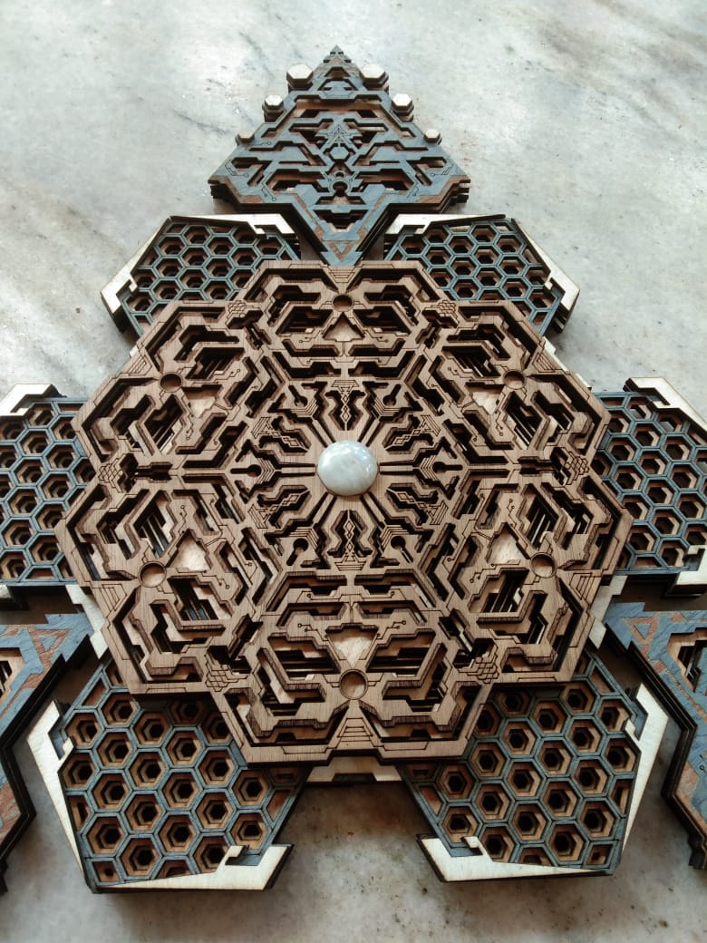 Multi Dimensional | Geometric Wooden Wall Art