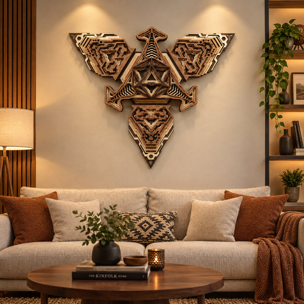 Trinity | Geometric Wooden Wall Art