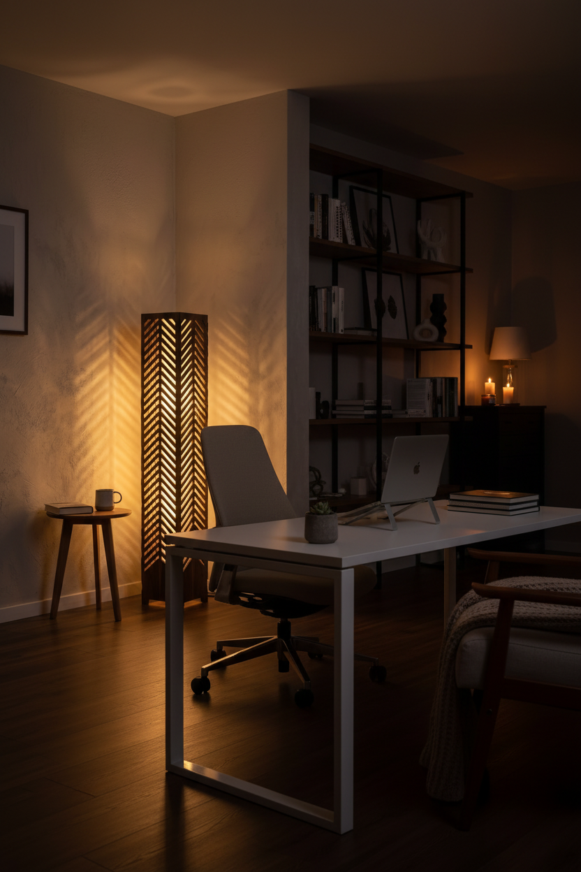 Chevron Glow Floor Lamp